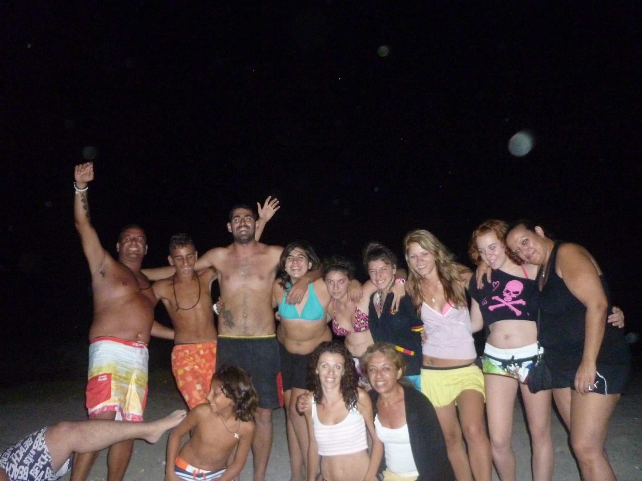 Homemade hut by the sea